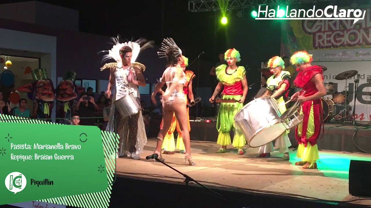 Carnavales 2020: Pasista y repique de Piquill&iacute;n