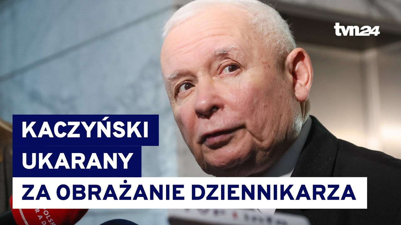 Kara dla Kaczyńskiego za obraźliwe określenie dziennikarza TVN24 Radomira Wita @tvn24