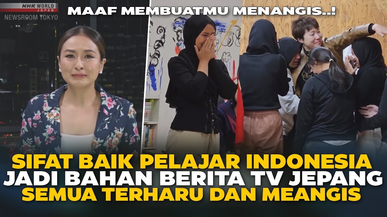 TV JEPANG ANGKAT KISAH PELAJAR INDONESIA! SIFATNYA BIKIN PENONTON TERHARU DAN MENANGIS