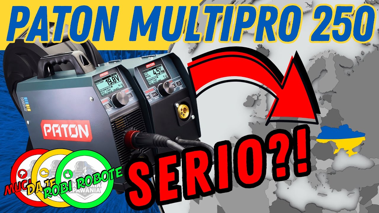 PATON MULTIPRO 250 - UKRAIŃSKA SPAWARKA - OD WIDZA!