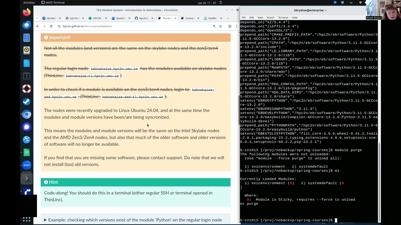 Lecture 5: The modules system (Lmod)