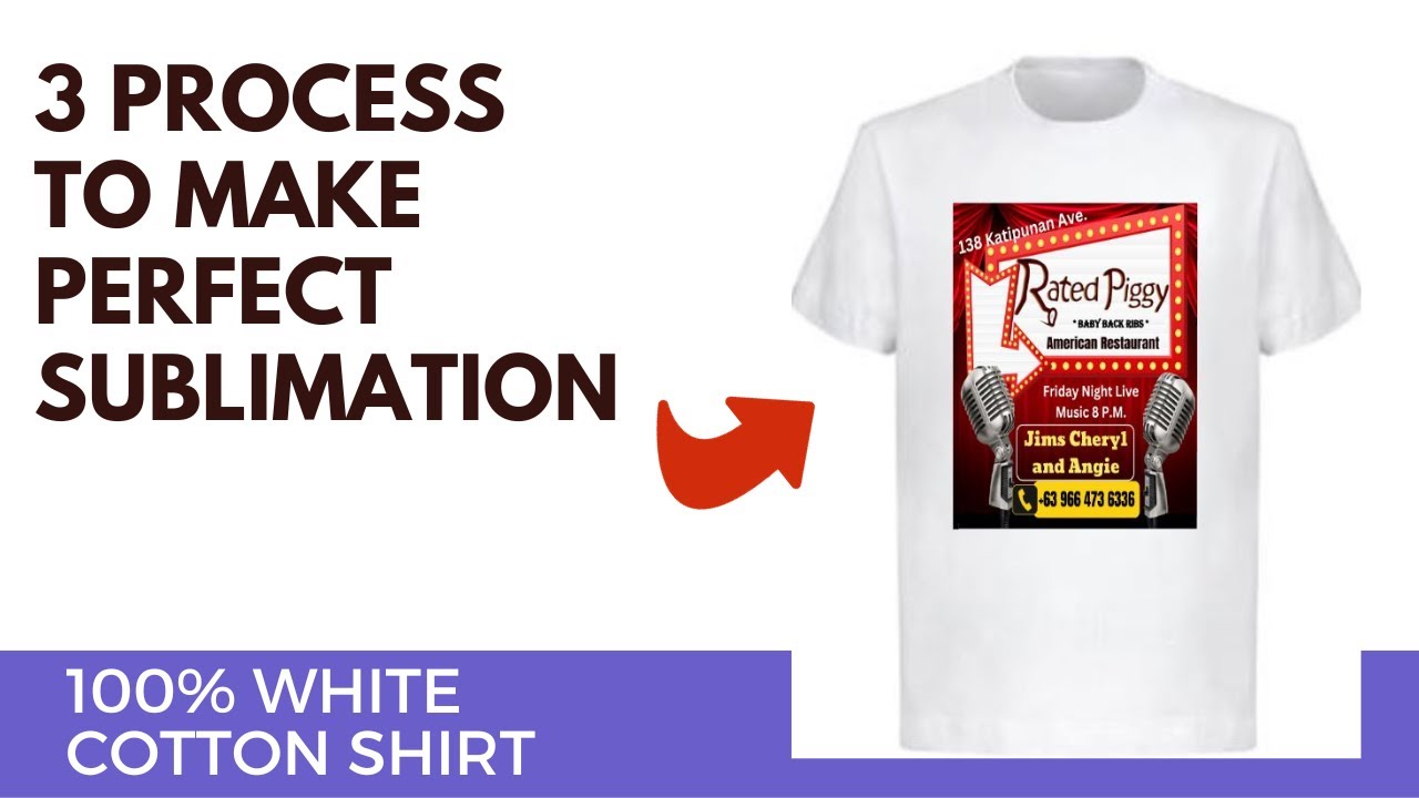 How to use sublicloth tissue on cotton white shirt[sublimation]👕