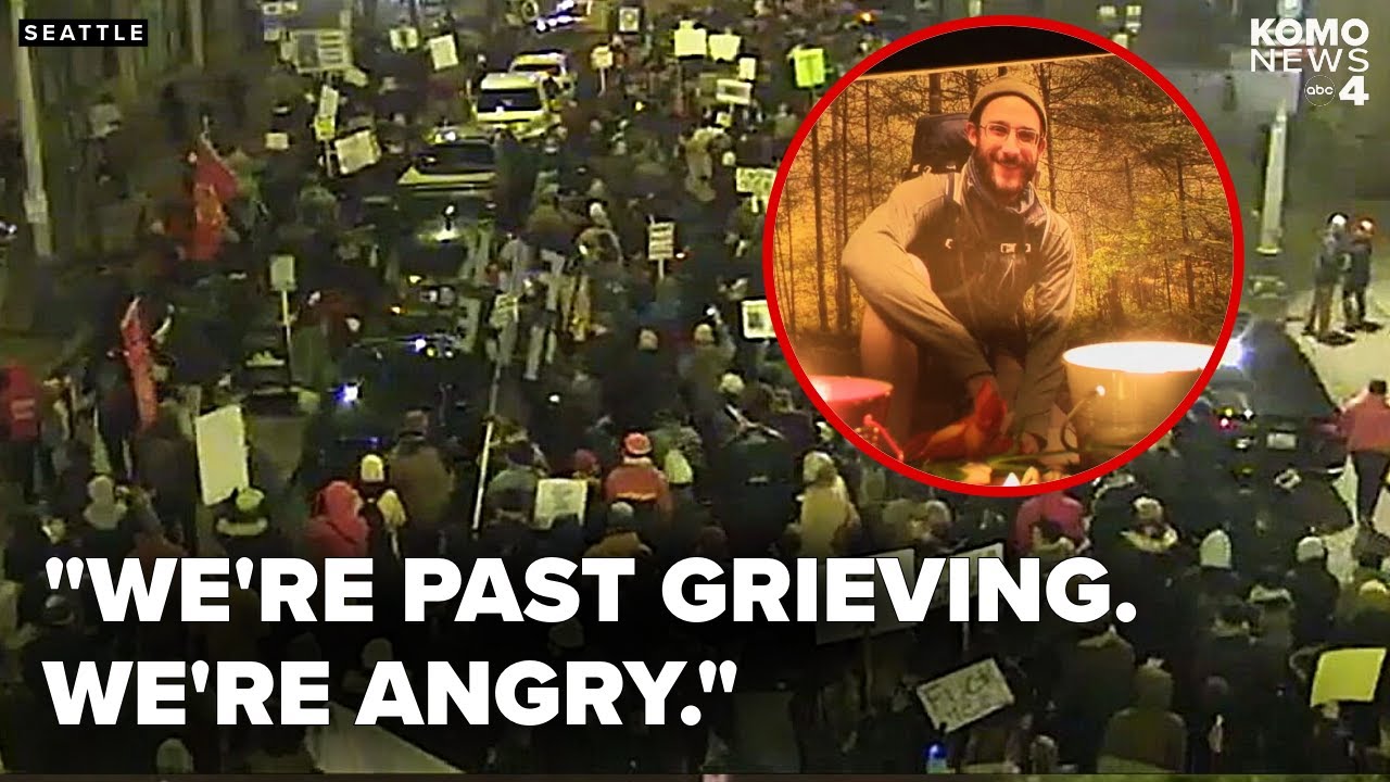 Hundreds of protesters flood Seattle streets after killing of Alex Pretti by federal agents