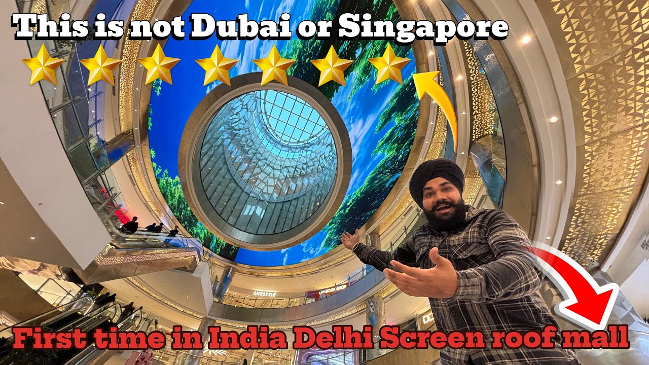 First time in India newly open roof screen mall in Delhi || Unity One Elegante Mall Nsp Full Tour