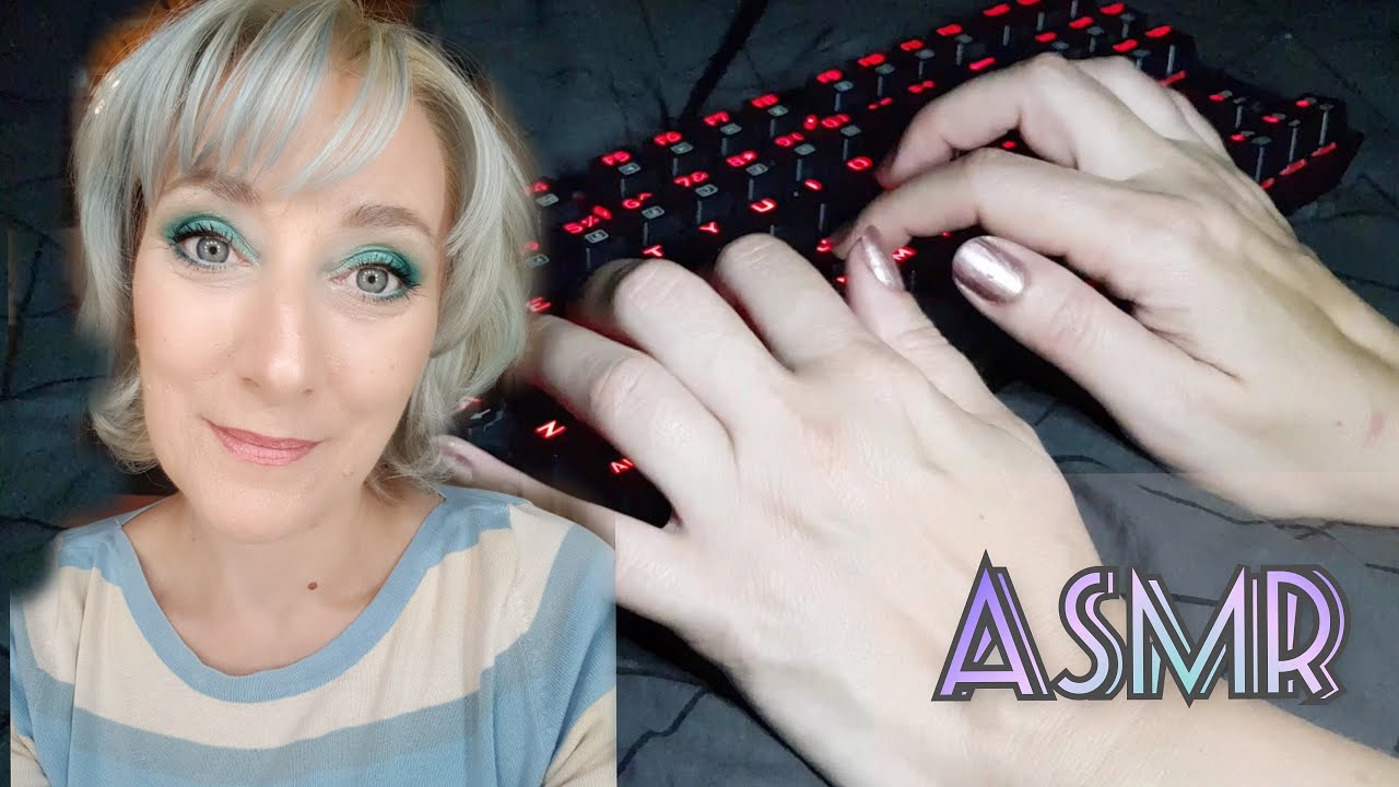 Kuckam po tastaturi/mechanical keyboard sounds,whispering a little/