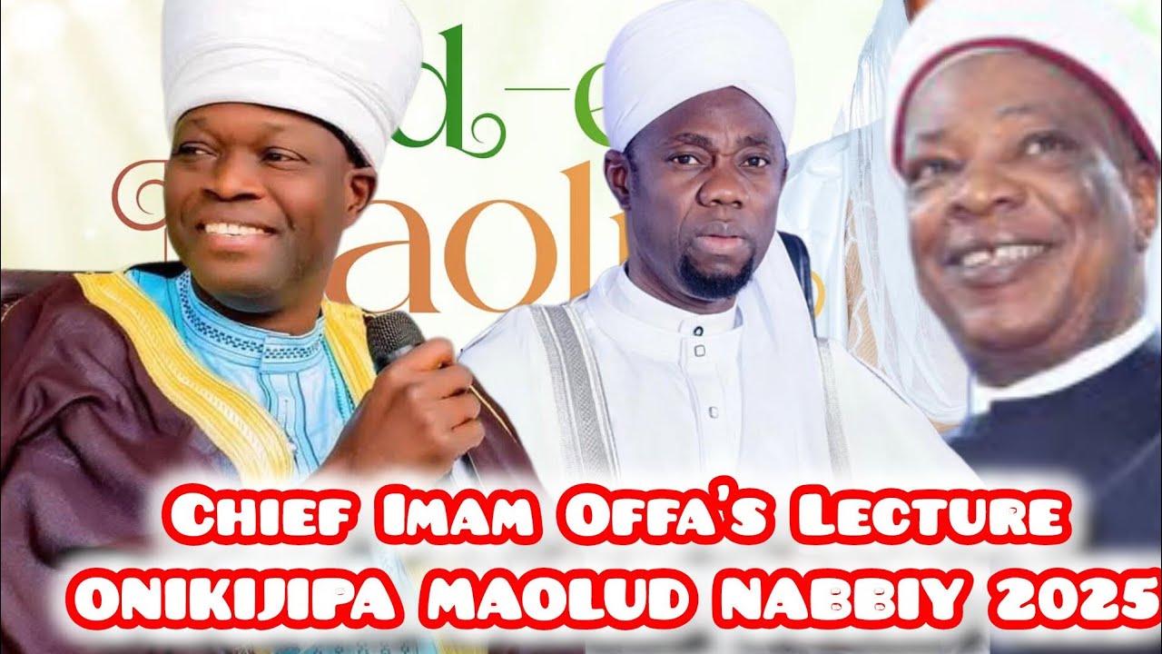 🌙 Imam Agba Offa’s Inspiring Lecture at Mufty Ilorin MAOLUD NABBIY 2025 | National Stadium, Lagos