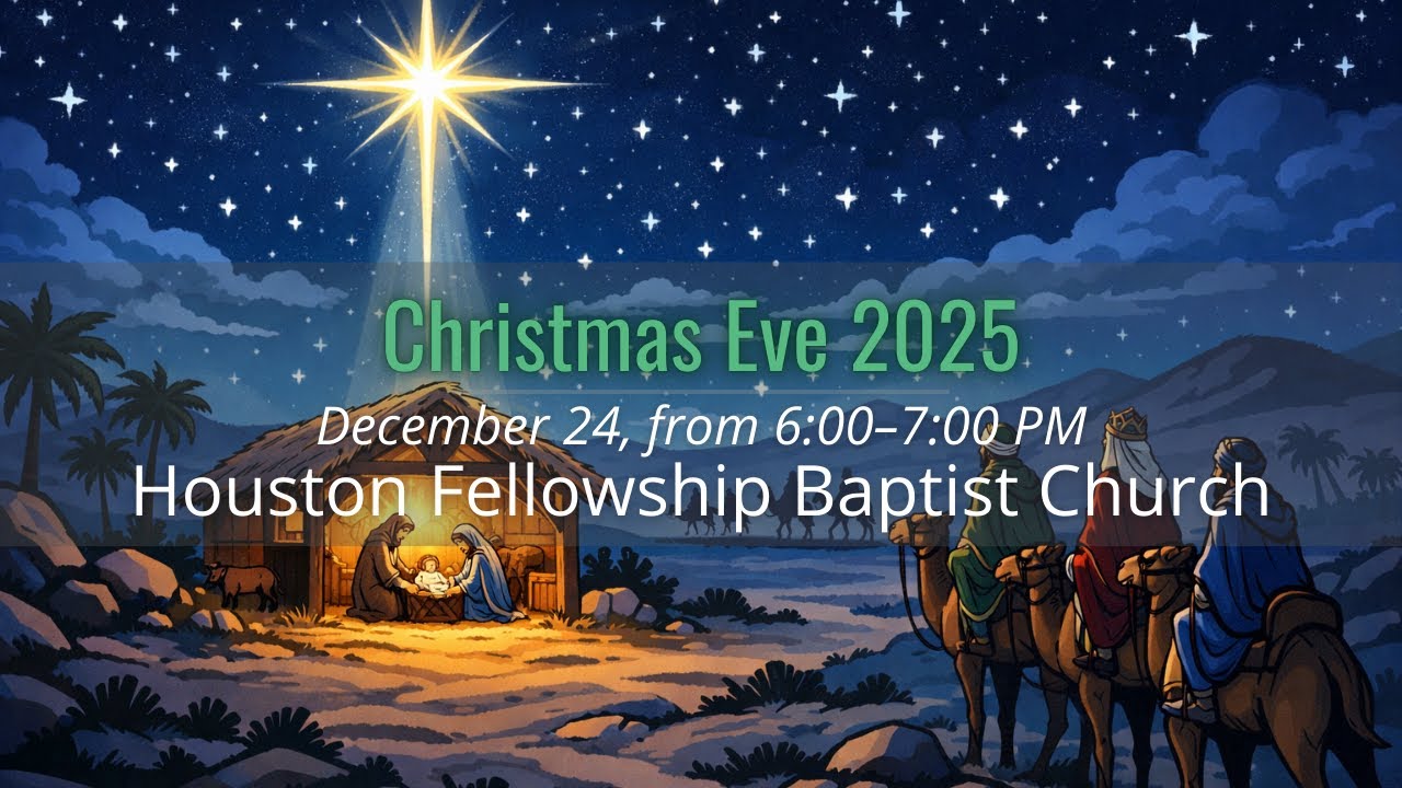 Christmas Eve Service 2025 | Houston Fellowship Baptist Church