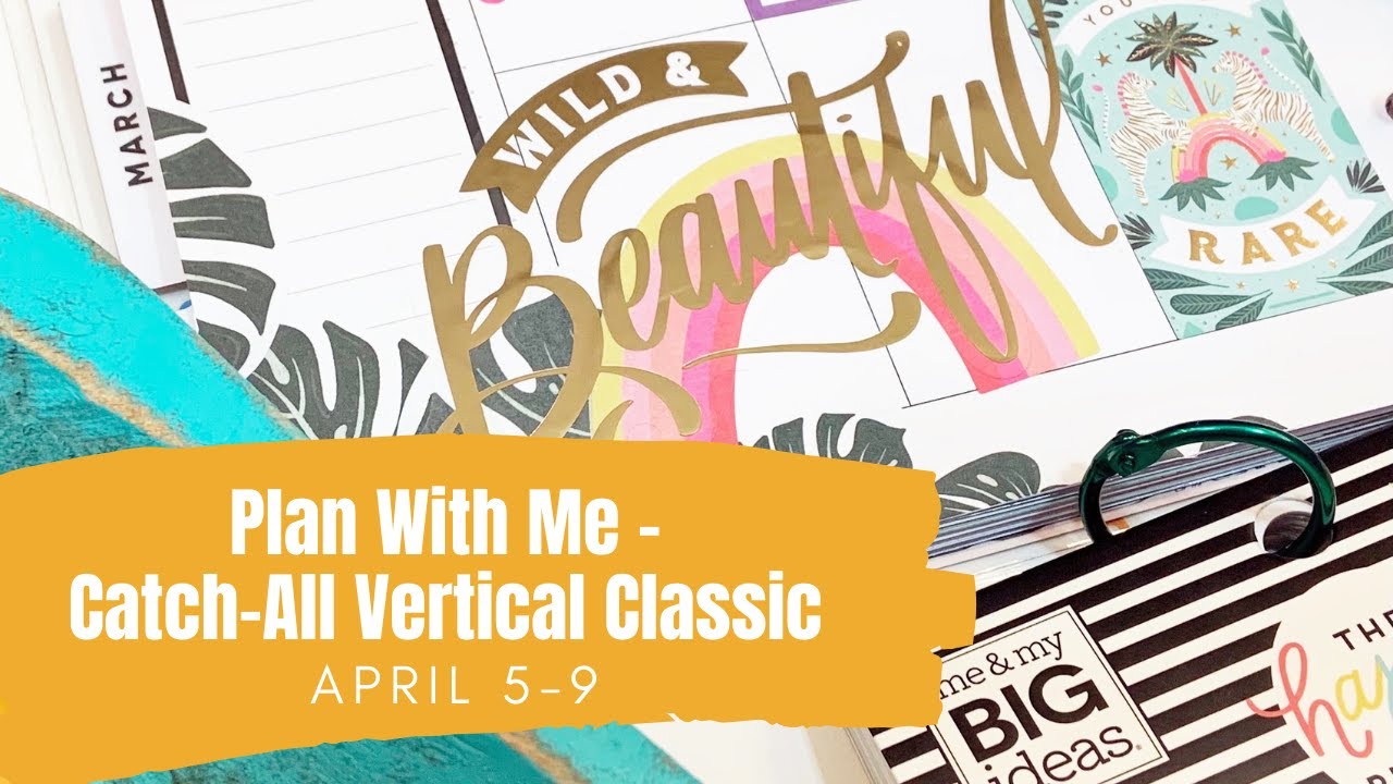 Plan With Me - Catch-All Planner - Classic Vertical Happy Planner