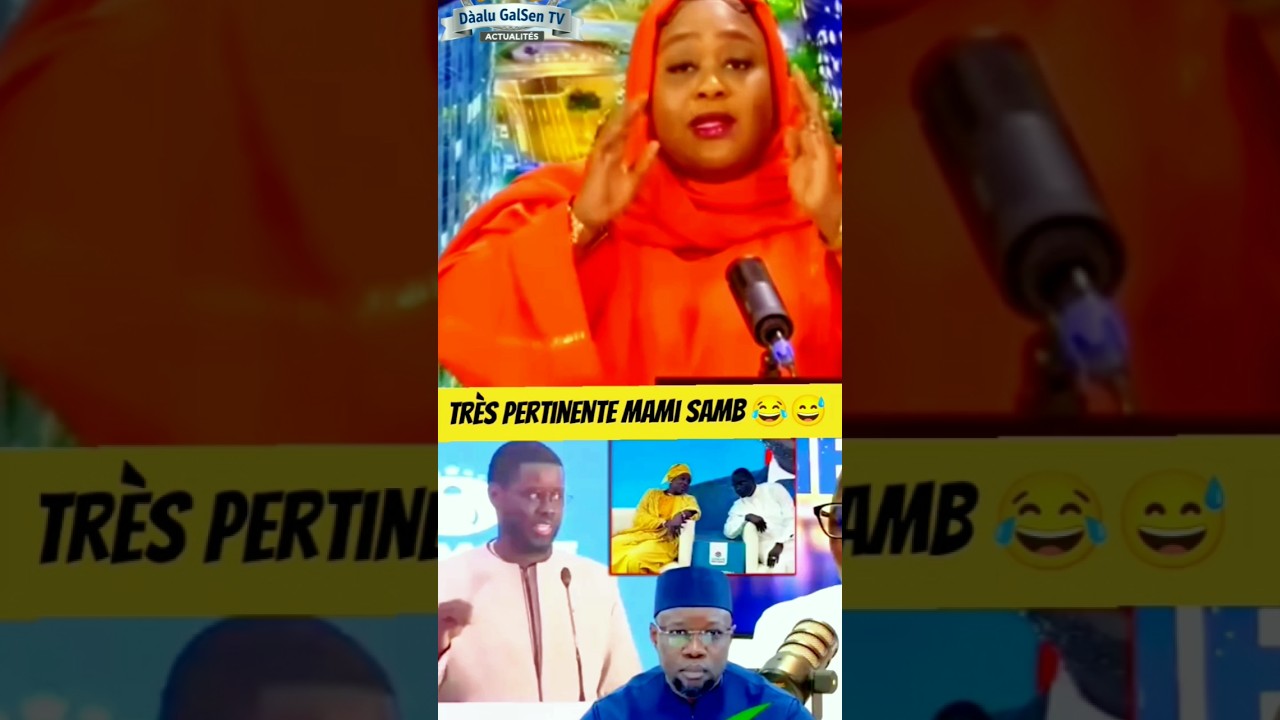 Mamy Samb crache ses v&eacute;rit&eacute;s sur Diomaye Faye