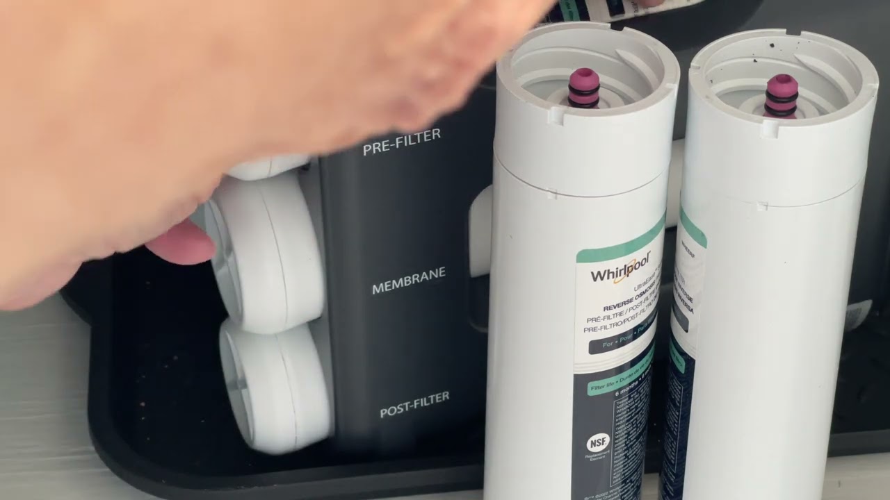 Changing the Pre and Post Filters in Our Whirlpool RO System