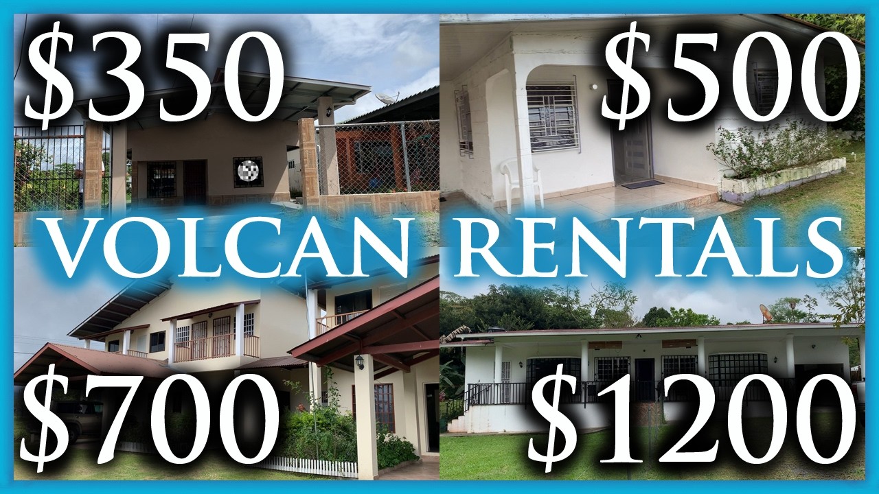 Rental Home Comparison in Volcan Panama - What Can Your Budget Get You? Sample Houses in Chiriqui