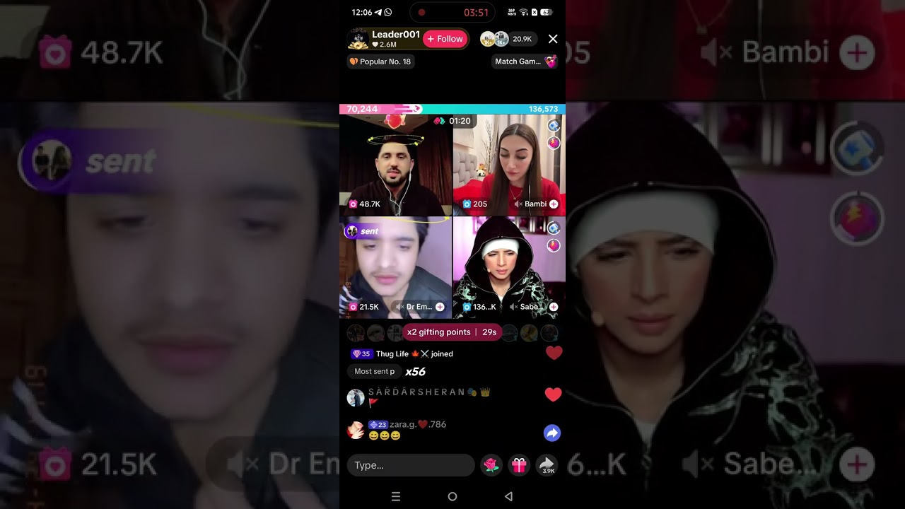 Pattlo live panishmant mach tiktok live faryou viral @fizzunoor123