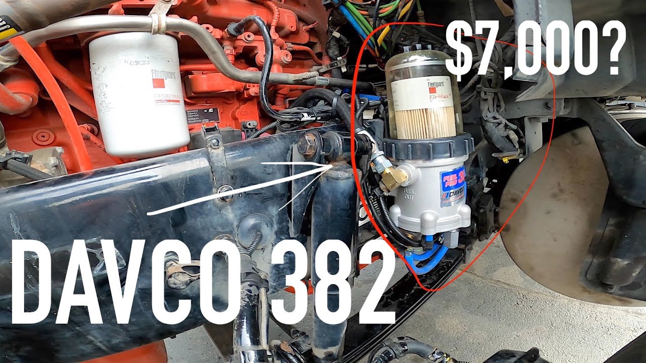 KENWORTH TRUCK CENTRES: DAVCO 382 fuel filter conversion