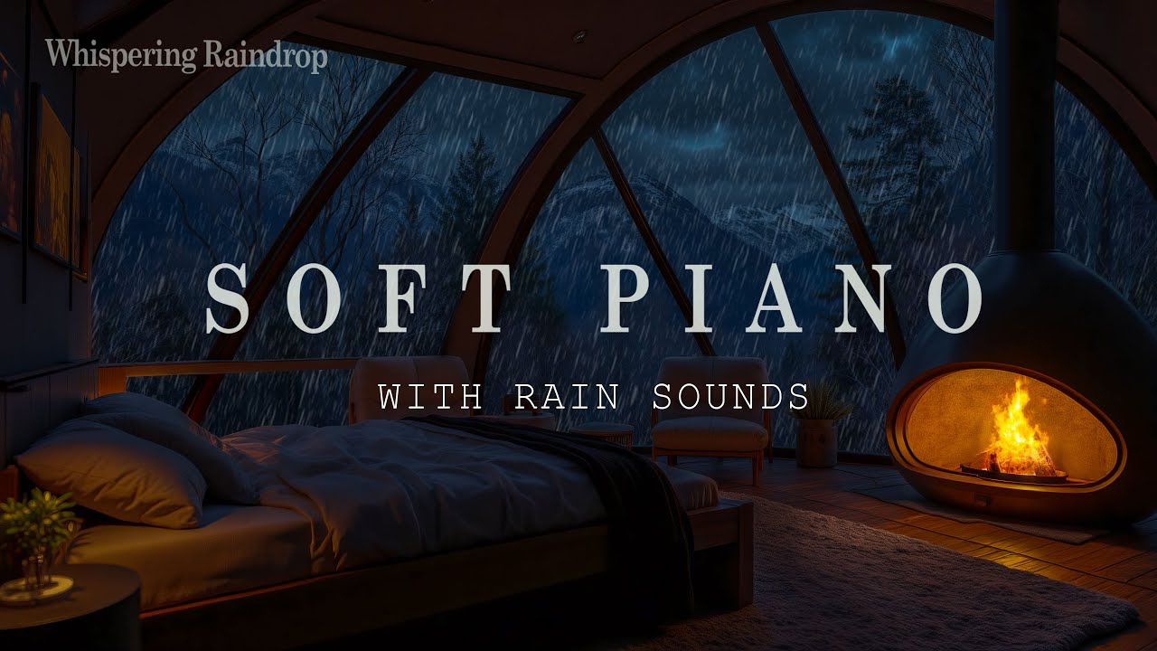 Relaxing Sleep Music + Soft Rain Sounds 🌧️ Deep Sleep Music for Healing, Relaxation and Inner Calm