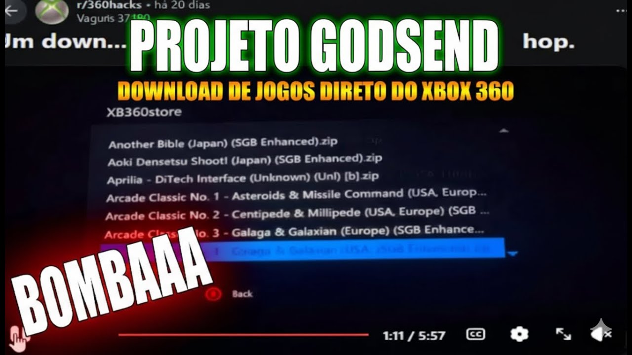 PROJETO DÁDIVA DE DEUS PARA  XBOX 360 RGH/EXPLOIT