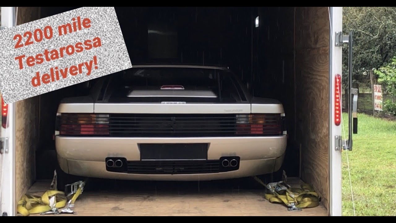 2200 ORIGINAL MILES FERRARI TESTAROSSA DELIVERY | WALKAROUND | COLD START | FIRST LOOK