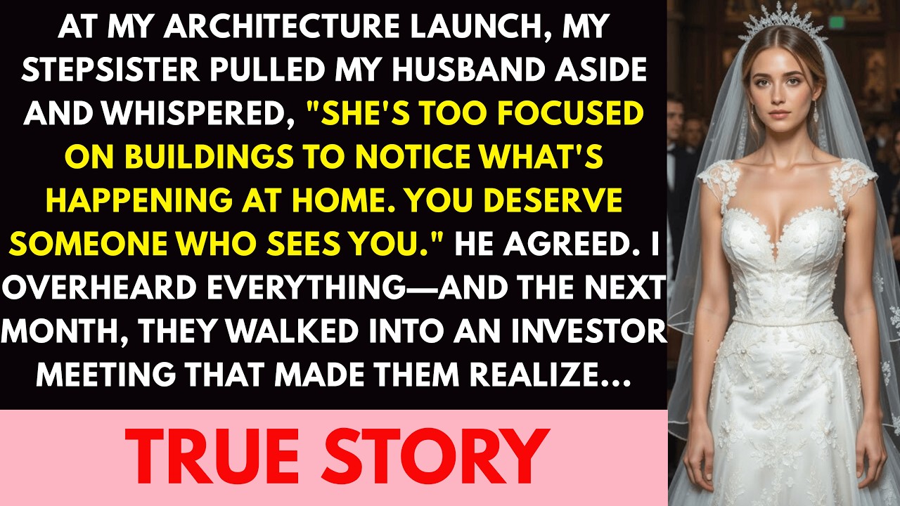 At My Project Launch, Stepsister Whispers To My Husband 'She's Too Busy To Notice' – The Inve...