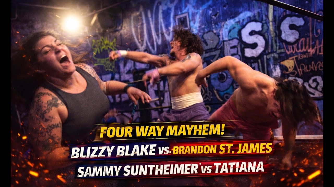 Four Way Intergender Match – TNF Action
