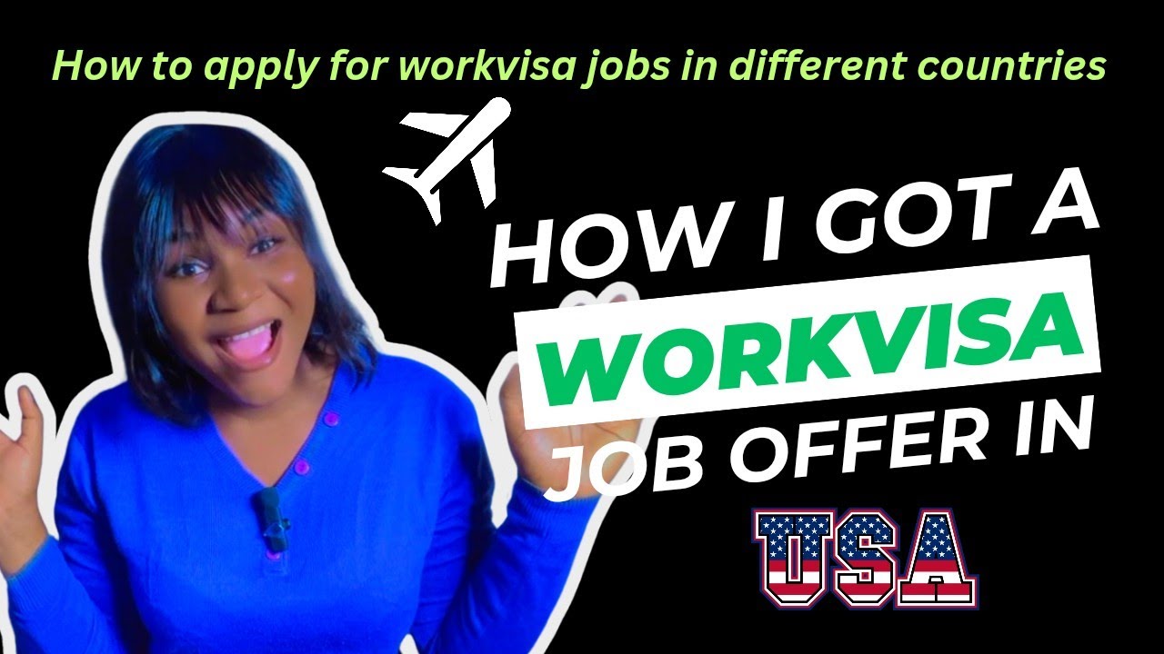 I got a WorkVisa Job Offer from USA (America) - How to apply #careercoach #workvisa #sponsorshipjobs