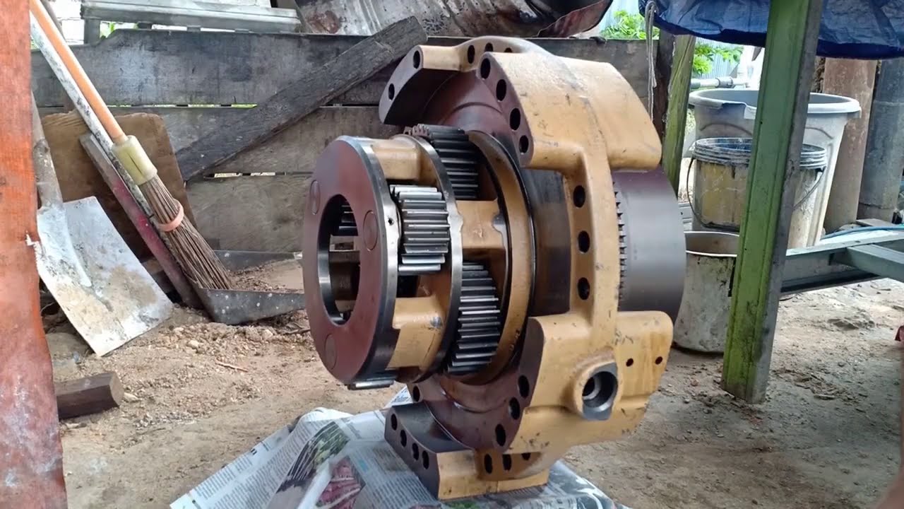 TRANSMISI KOMATSU D85-2 Bongkar pasang Disch clutch (mesin)