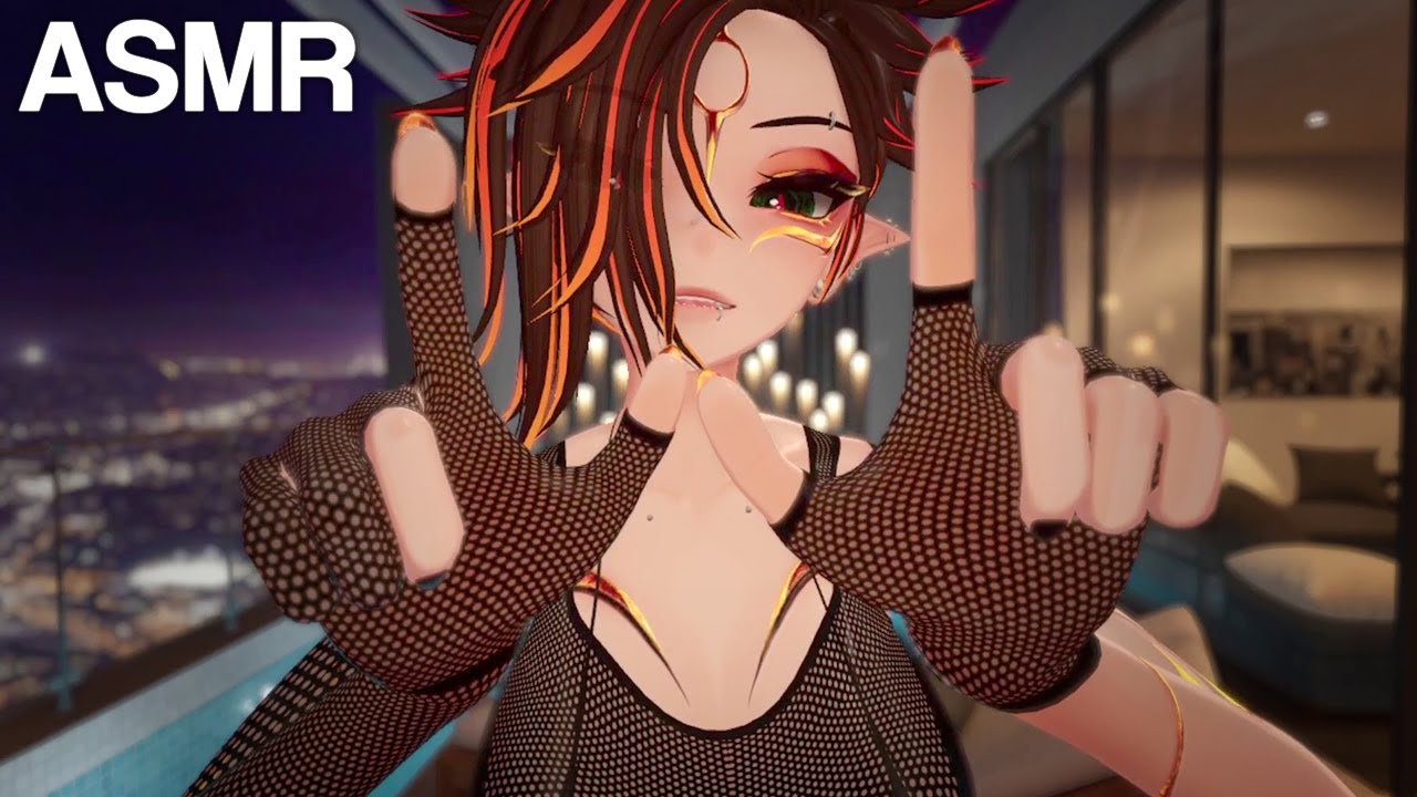 Fluttering Fingers With Full Hand Tracking - VRChat ASMR [Binaural Audio + Face & Eye Tracking]