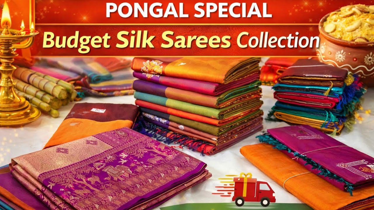 💖Day 3 | Pongal traditional wear silk sarees collection | 10/1/26 | soft silk, pattu,bangalore silk