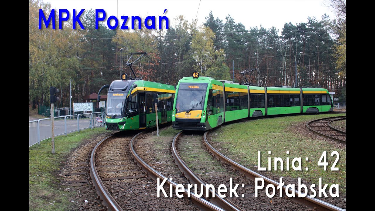 [🇵🇱PL] TIMELAPSE: MPK Poznań - Linia: [🚋42]