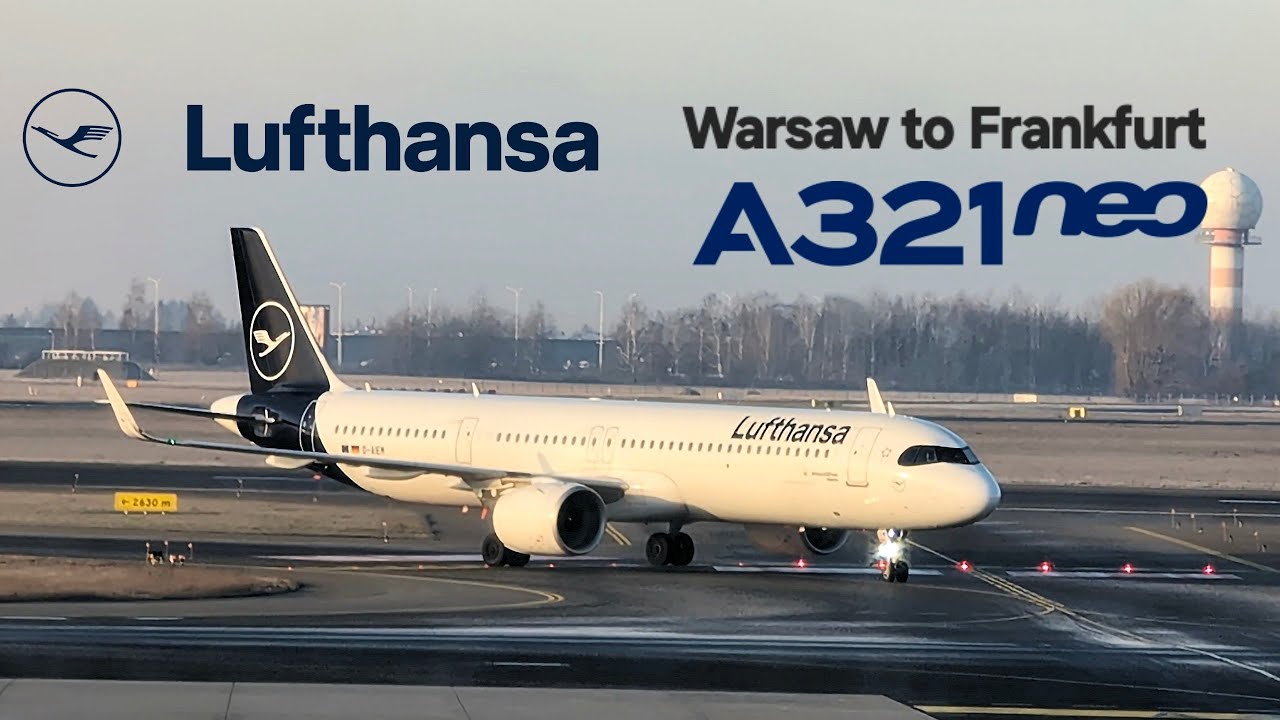 [4K60FPS] Warsaw to Frankfurt on Lufthansa A321neo [FULL FLIGHT TRIP REPORT]