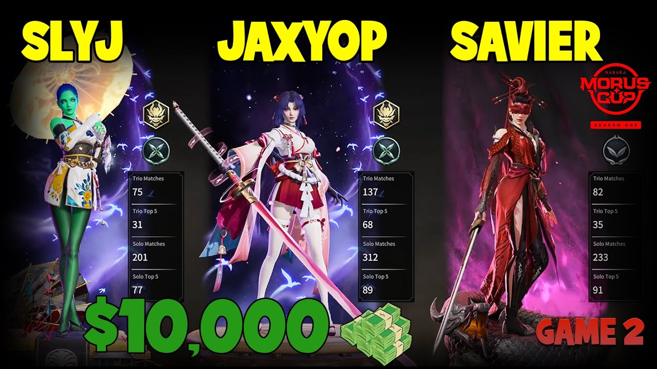 $10,000 Morus Cup season one | Game 2 trio | Jaxy, SlyJ and Savier