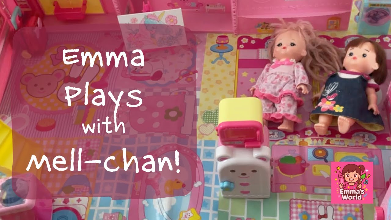 英語で遊ぶ Emma’s First Mell-chan Play Video 🎀 35-Minute Cute & Fun Storytime ごっこ遊び