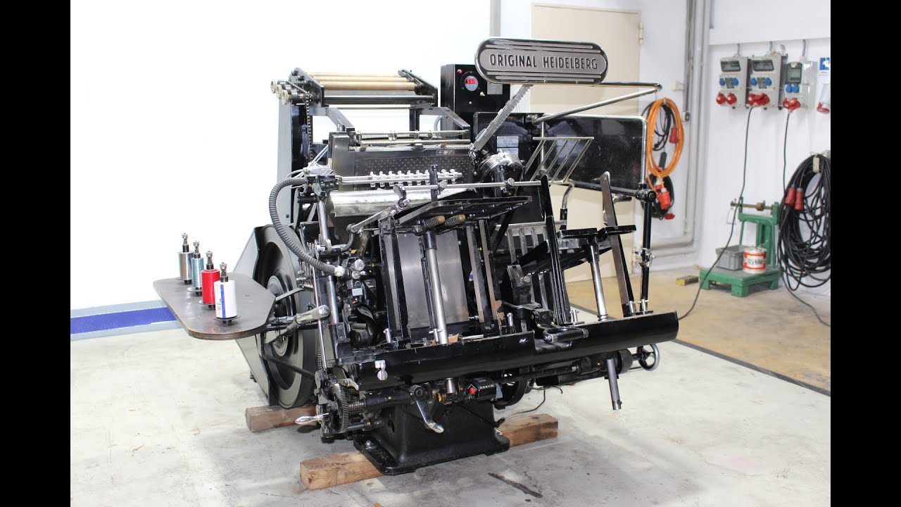 Hot Foil Stamping Tiegel Heidelberg GTP (20088) by F1-TRADE-GmbH_www.f1-trade.com