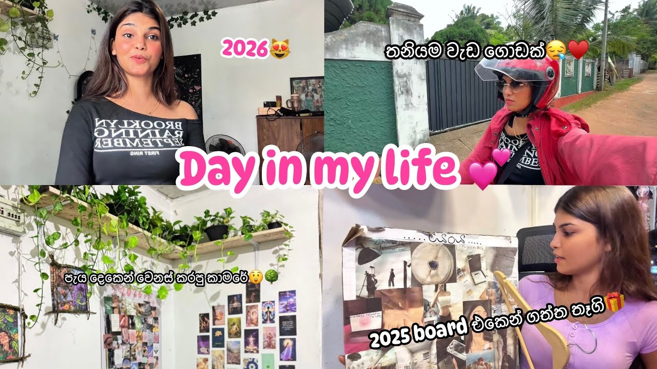 2026 පටන් ගත්ත විදිහ 🌳😲|Day in my life ♥️|2025 මම මම වෙනුවෙන් කරපු දේවල්🎁🥹#vlogger #dayinmylife 