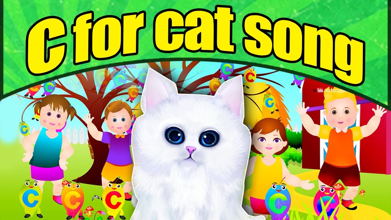 'C' Song | Nursery rhyme | C For Cat | Kids Club Rhymes | Preschool song
