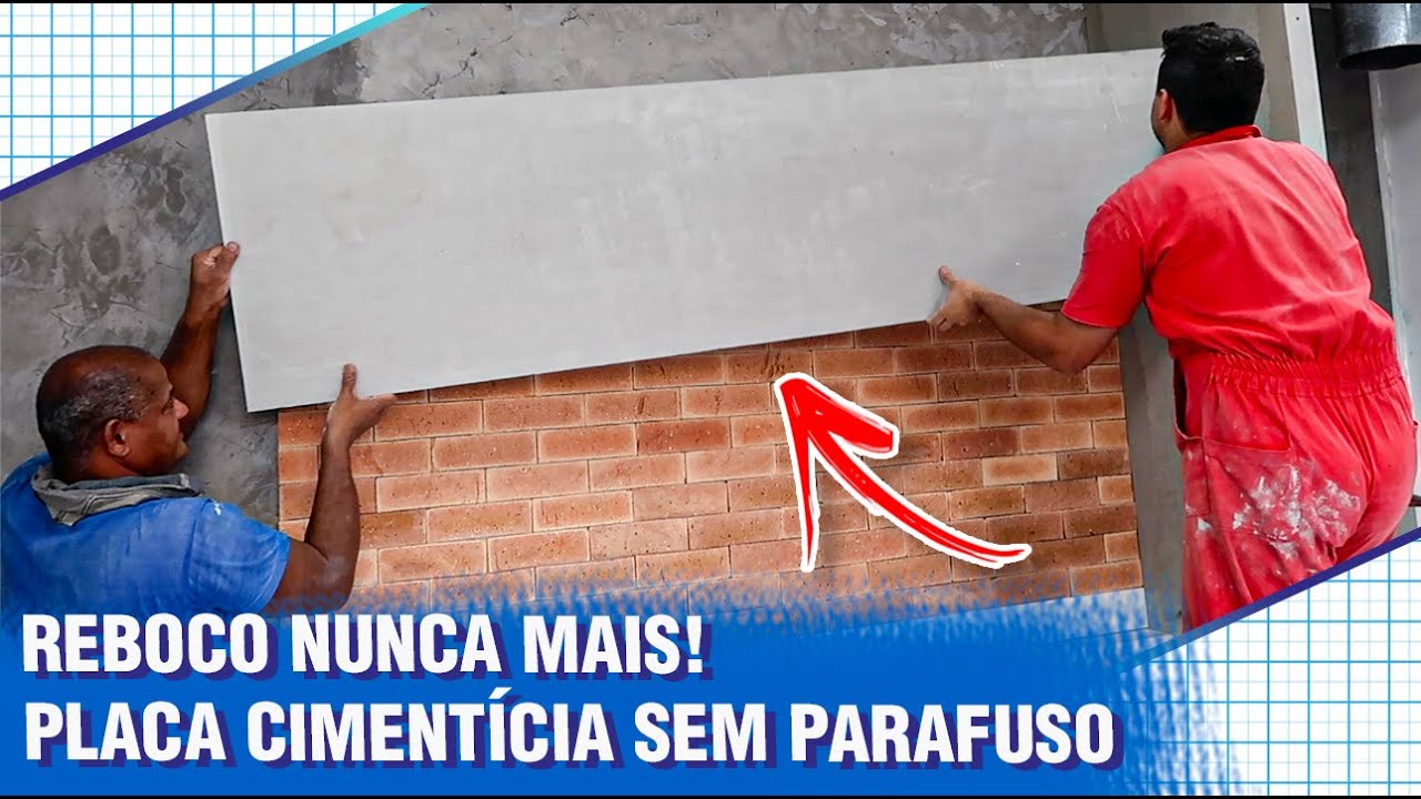 COMO FAZER REVESTIMENTO COM PLACA CIMENTÍCIA SEM ARGAMASSA E SEM PARAFUSO - construção a seco