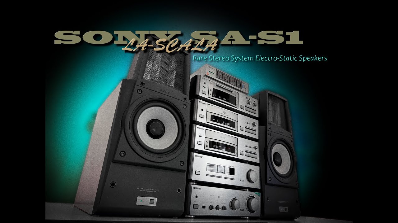 SONY LA-SCALA TAE-S1 Ultra Rare Full HiFi Setup with Electro-Static Speakers