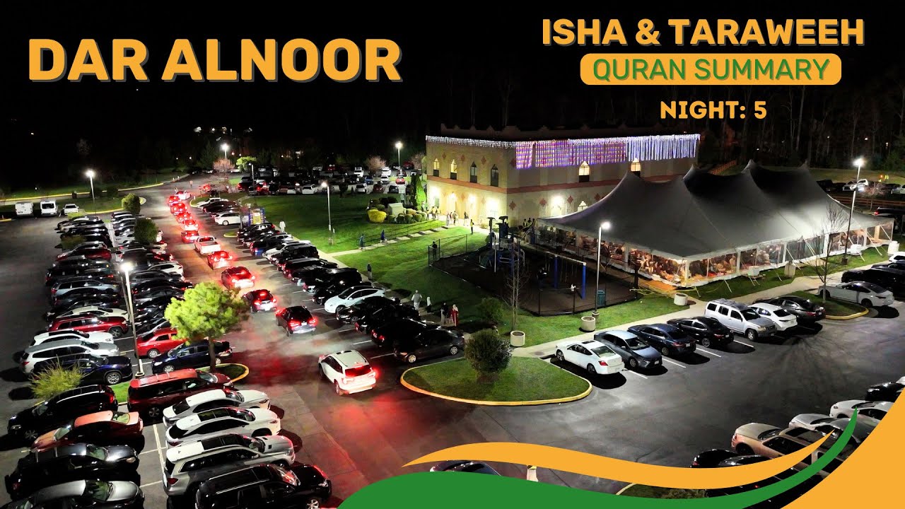 Daily Quran Summary, Isha & Taraweeh Prayers: Night 5