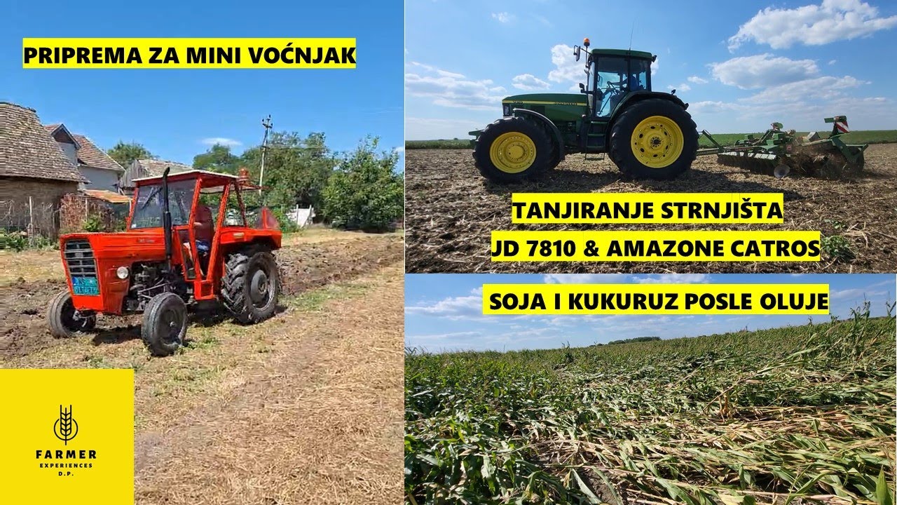 DAN PUN SVEGA - pripremamo vocnjak, tanjiramo strnjiku i procenjujemo stetu na soji i kukuruzu