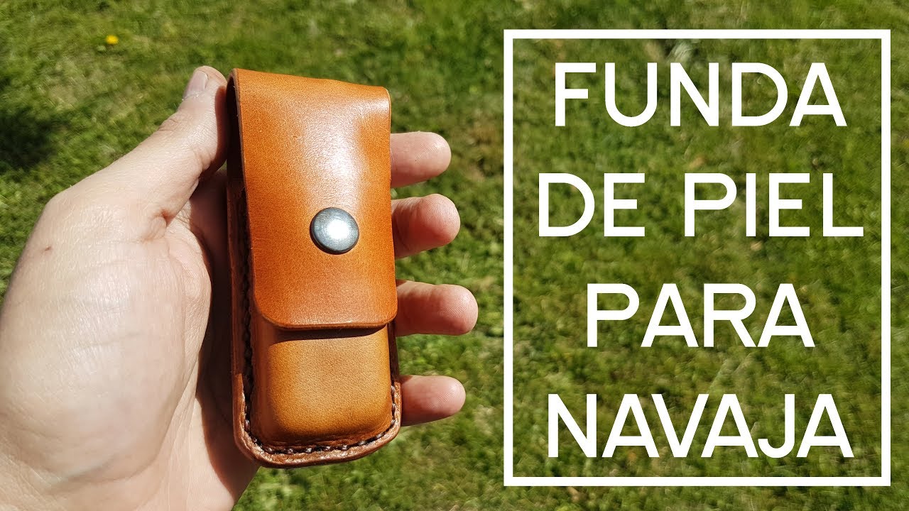 Funda de Cuero para Navaja Hecha a Mano. Leather Handmade Knife Case.