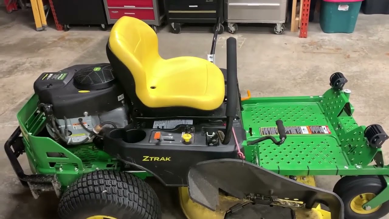 Installing headlights on a John Deere Z335E lawn tractor