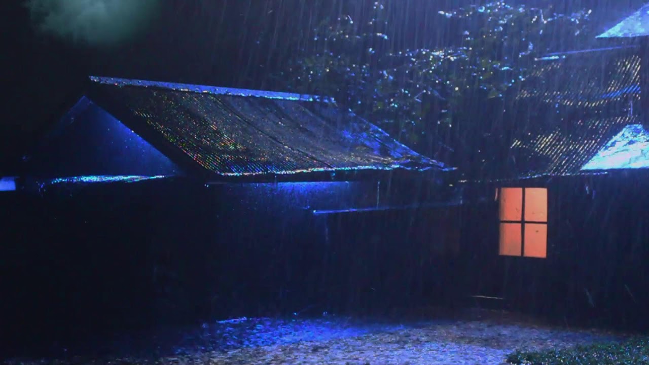 Drift Off to Sleep with Heavy Rain & Powerful Thunder - Live Thunderstorm Sounds