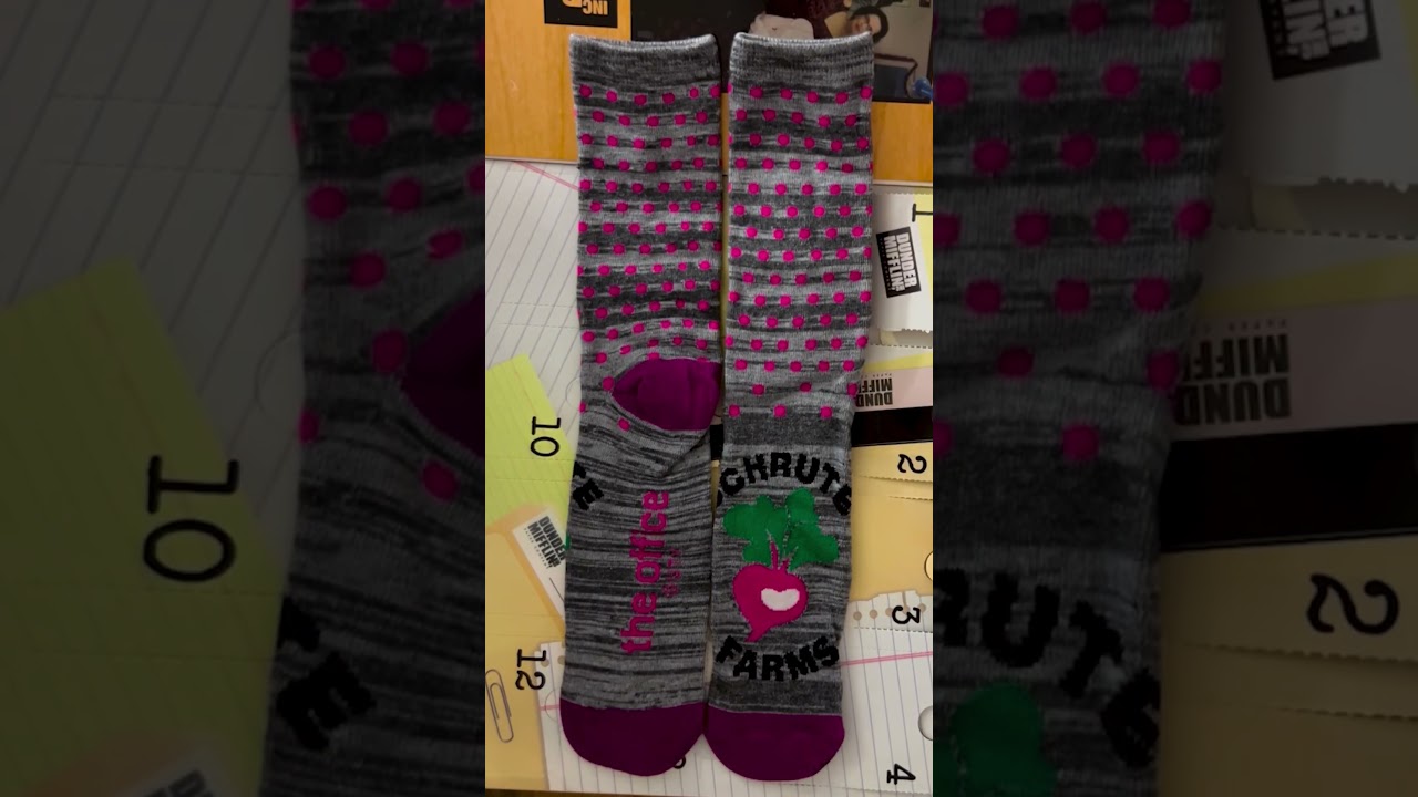 The Office Advent calendar - 12 Days of socks