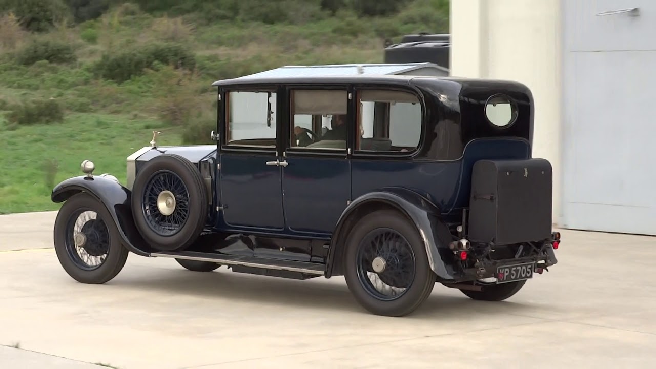 1925 Rolls-Royce 20HP saloon six by Hooper, start up and drive around
