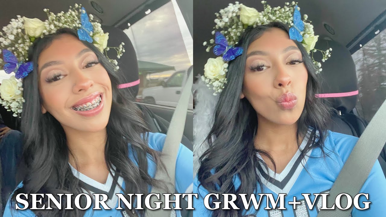 senior night grwm+vlog|game day vlog|Yoselin S