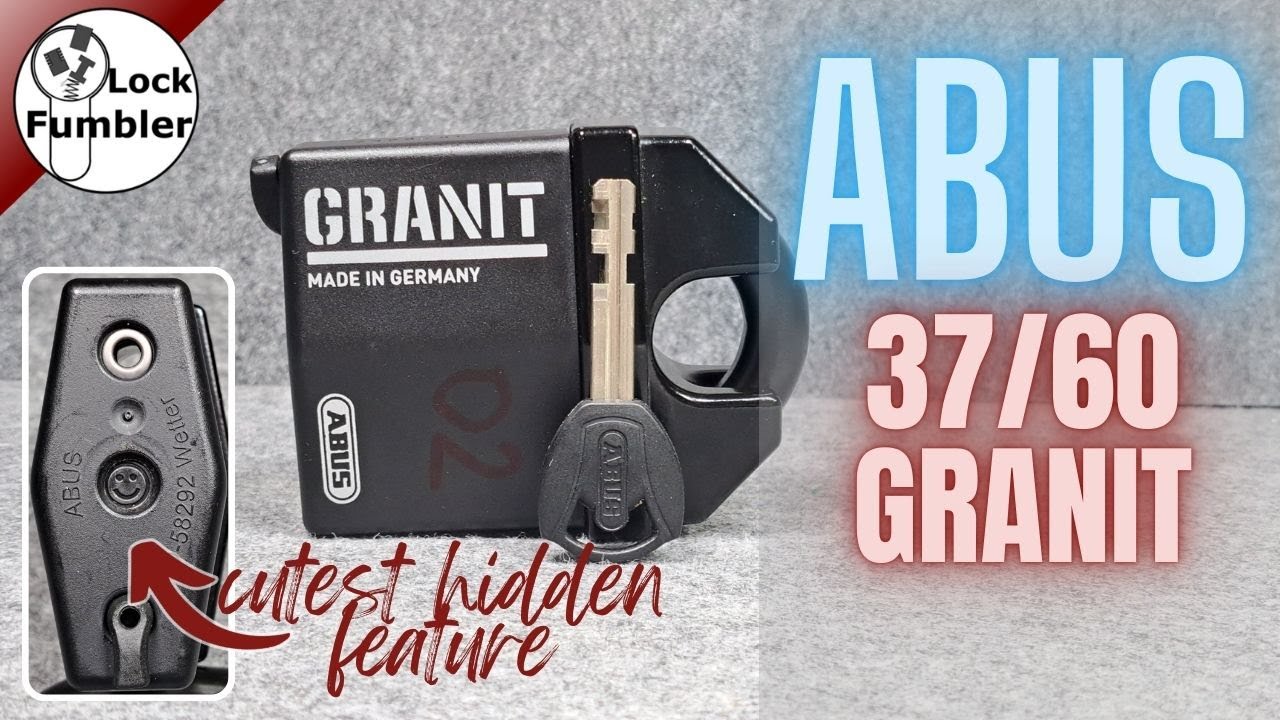 Для ABUS GRANIT 37/60 [317] ключ не нужен.