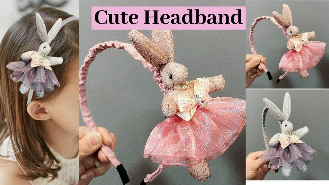 Cute Headband Making Idea / Easy Hairband Craft Idea