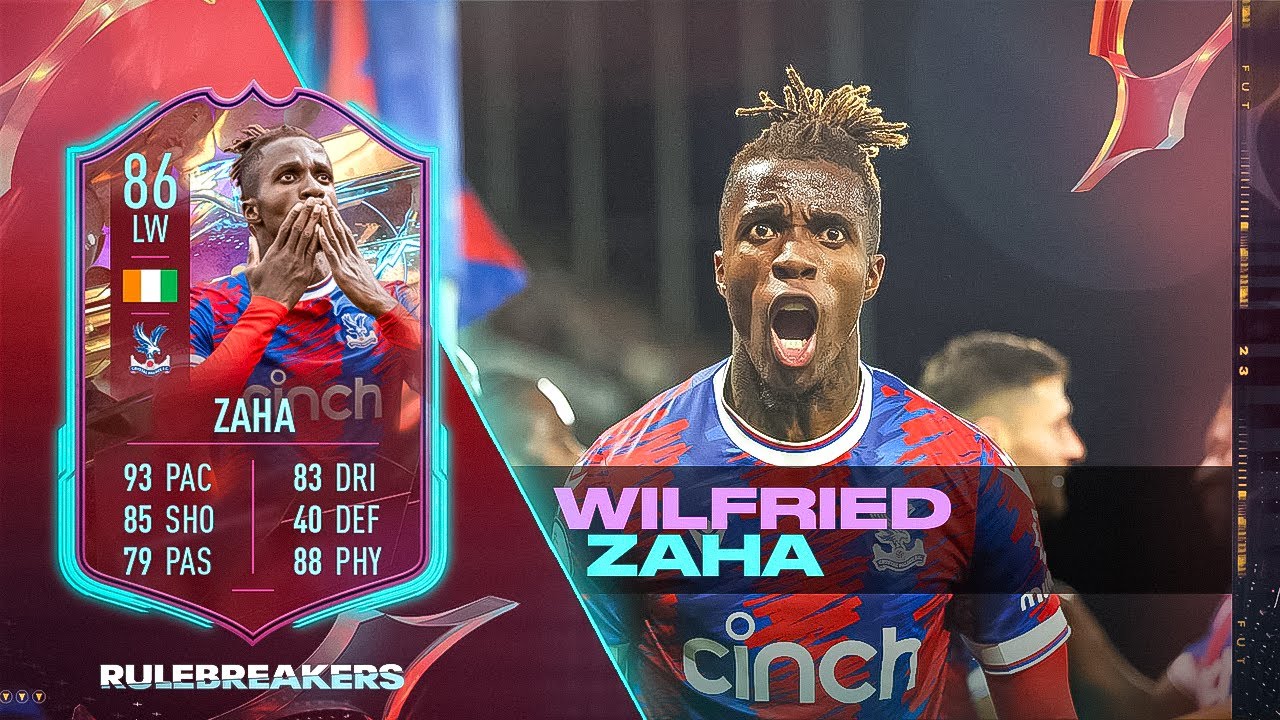 THE BEST STRIKER IN THE PREMIER LEAGUE! 86 RULEBREAKERS ZAHA PLAYER REVIEW - FIFA 23 ULTIMATE TEAM