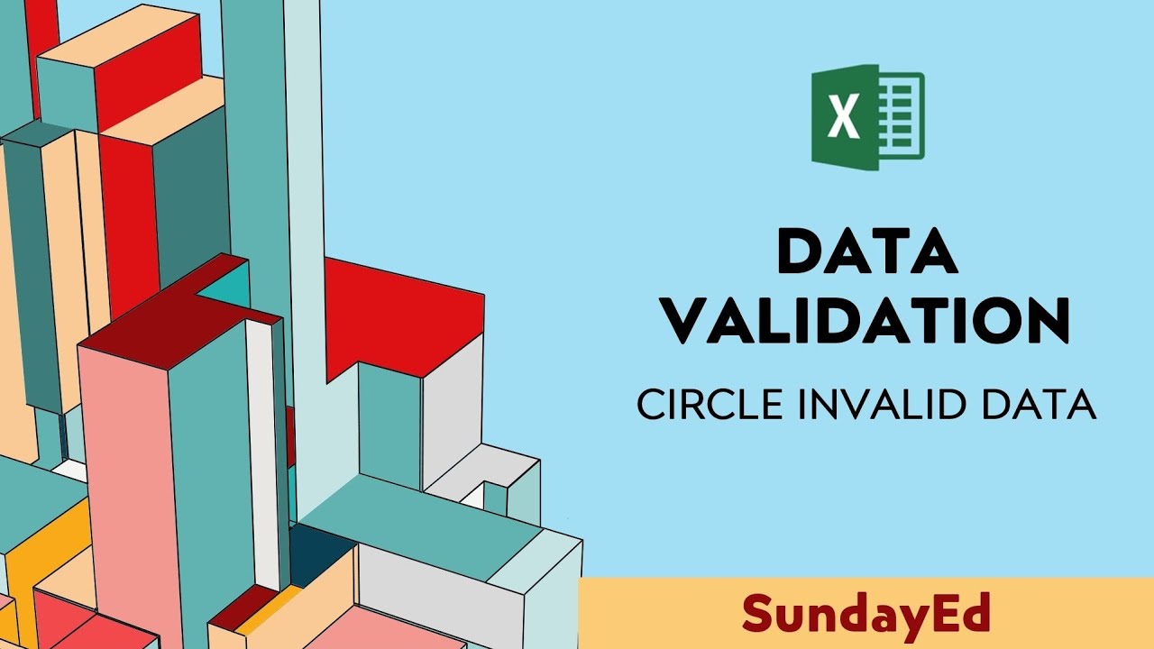 Excel - Data validation - Circle invalid data