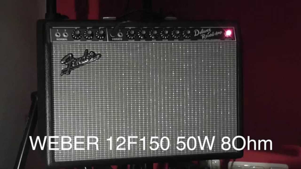 Lautsprechervergleich: JENSEN C12K - WEBER 12F150