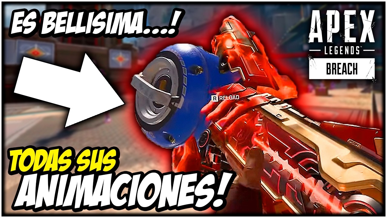 ¡Todas las ANIMACIONES de la PEACEKEEPER MÍTICA! 🦈🔥 | Apex Legends S28