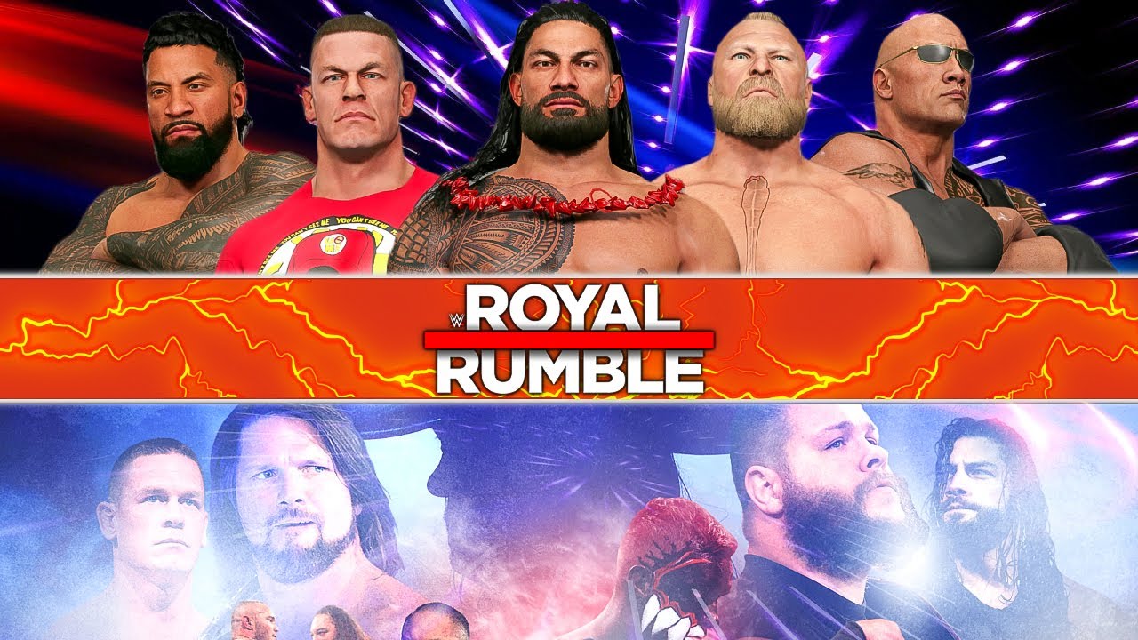 WWE 2K23 Live Stream - 30 Men's Royal Rumble Winner Faces KING Roman Reigns WWE 2K23